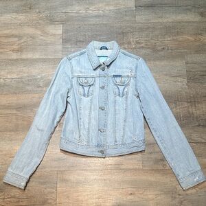 Hollister Light Blue Jean Jacket Size Medium